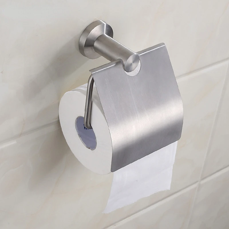 Wall Mounted Stainless Steel Paper Holder Durable Roll-tissue Holders Concise Style Bathroom Washroom Toilet Paper Holders
Wall Mounted Stainless Steel Paper Holder Durable Roll-tissue Holders Concise Style Bathroom Washroom Toilet Paper Holders