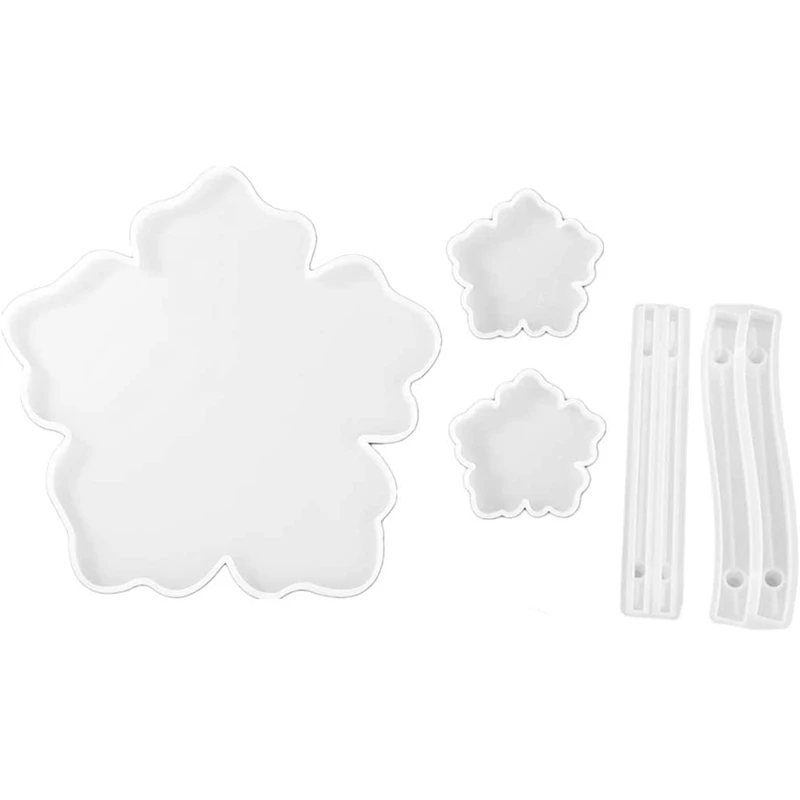 5 шт., силиконовые формы для подставки в виде цветов
5 шт., силиконовые формы для подставки в виде цветов