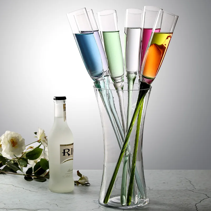 Colored Glass Beach Wine Glasses Creative Imitation Flower Arrangement Champagne Cocktail Cup Home Restaurant Bar Goblet Set
Colored Glass Beach Wine Glasses Creative Imitation Flower Arrangement Champagne Cocktail Cup Home Restaurant Bar Goblet Set