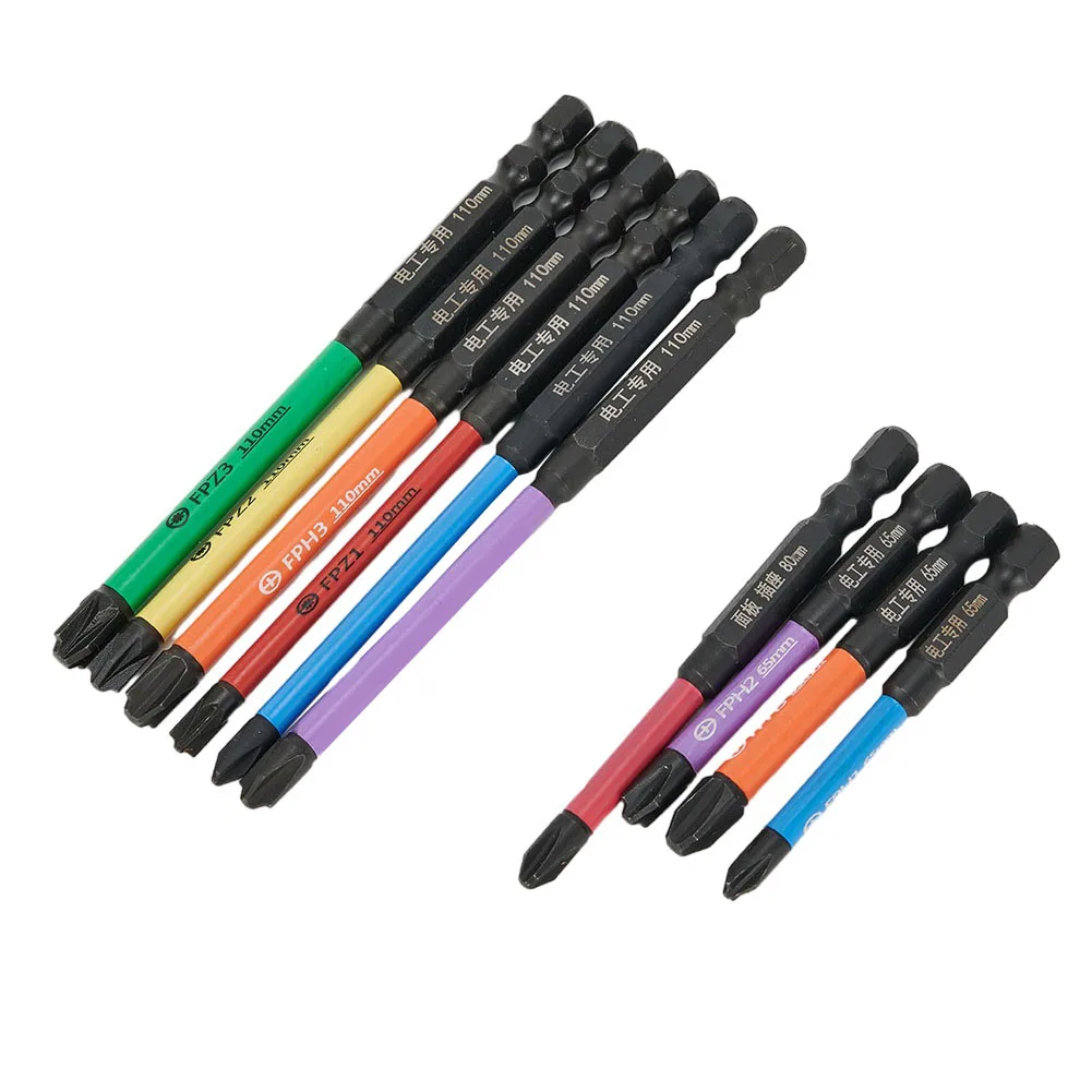 10pcs Magnetic Special Slotted Cross Screwdriver Bit For Electrician FPH FPZ 65-110mm For Socket Switch Power Tools Kits
10pcs Magnetic Special Slotted Cross Screwdriver Bit For Electrician FPH FPZ 65-110mm For Socket Switch Power Tools Kits