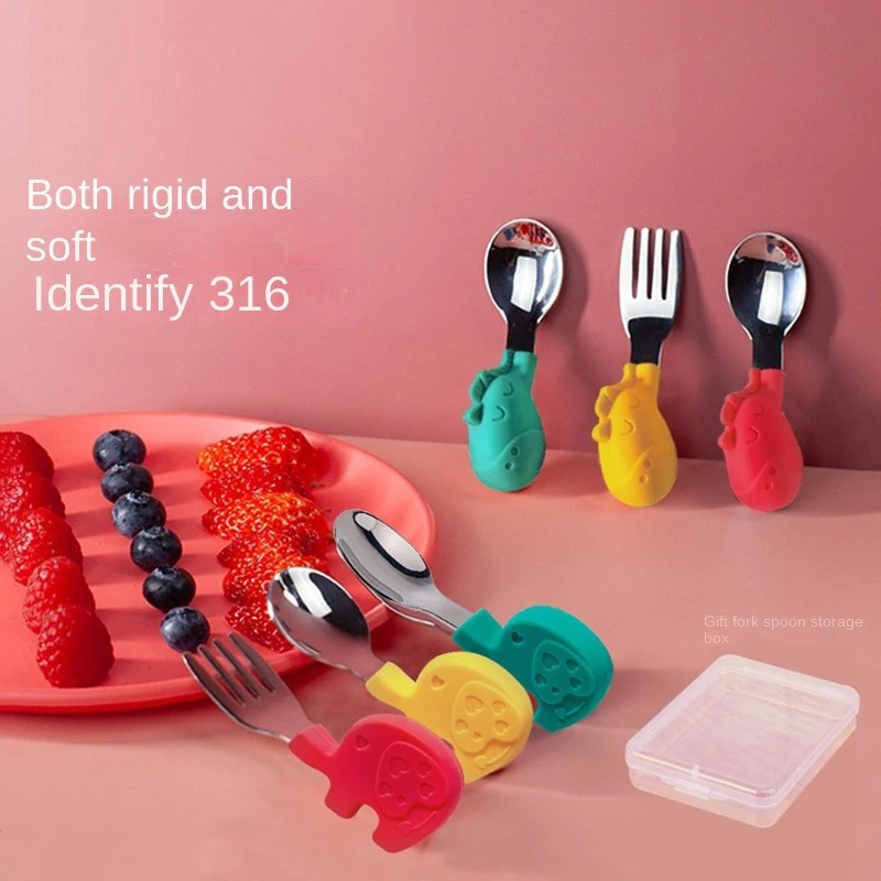Baby Gadgets Tableware Set Children Utensil Stainless Steel Toddler Dinnerware Cutlery Cartoon Infant Food Feeding Spoon Fork
Baby Gadgets Tableware Set Children Utensil Stainless Steel Toddler Dinnerware Cutlery Cartoon Infant Food Feeding Spoon Fork