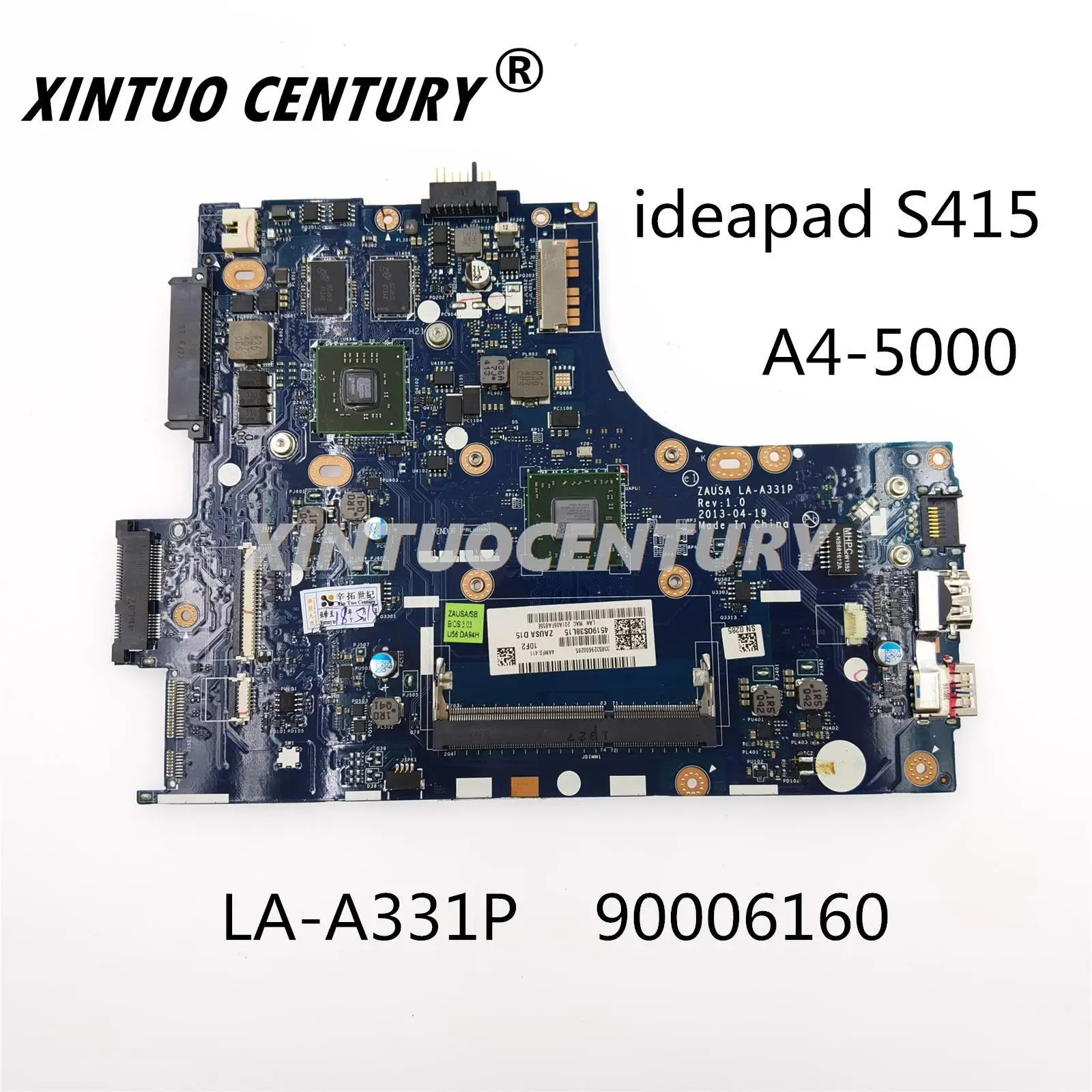 LA-A331P For Lenovo ideapad S415 portátil placa-mãe FRU: 90006160 A4-5000 216-0856050 DDR3L 100% test
LA-A331P For Lenovo ideapad S415 portátil placa-mãe FRU: 90006160 A4-5000 216-0856050 DDR3L 100% test