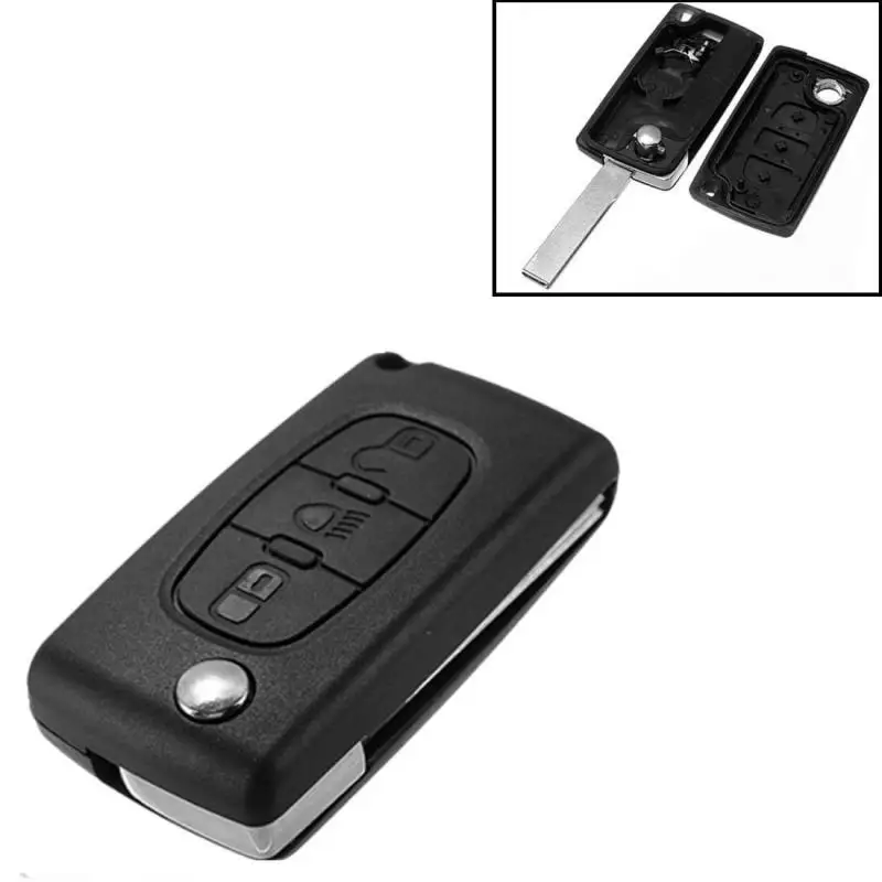 

Пульт дистанционного управления для автомобильного ключа 207 307 308 407 607 807 2/3/4 кнопки HU83/VA2 для Citroen C2 C3 C4 C5 C6 чехол для автомобильного ключа