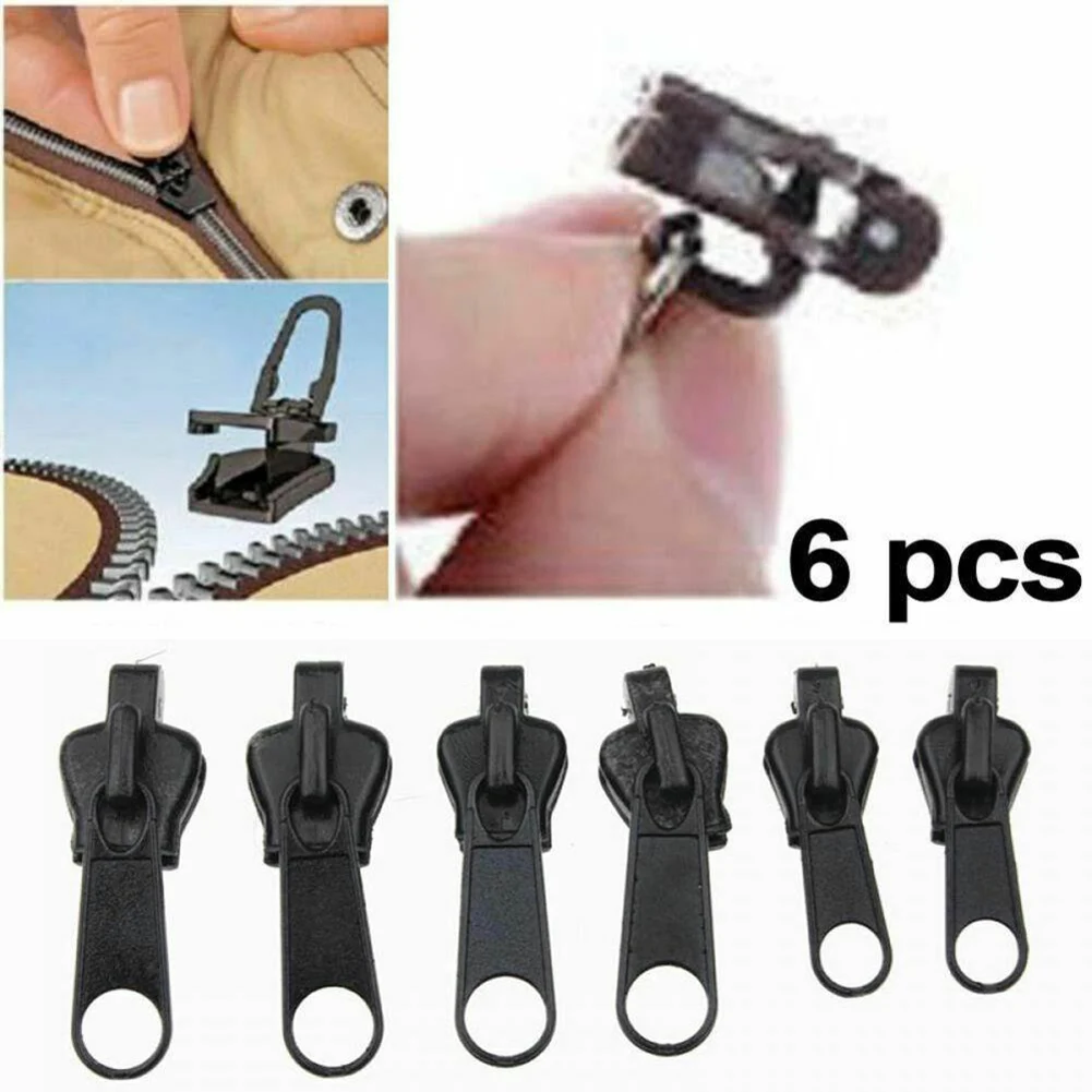 6pc 3Sizes Universal Instant Fix Zipper Repair Kit Replacement Zip Slider Teeth Rescue New Design Zippers Sewing Clothes DIY Sew
6pc 3Sizes Universal Instant Fix Zipper Repair Kit Replacement Zip Slider Teeth Rescue New Design Zippers Sewing Clothes DIY Sew