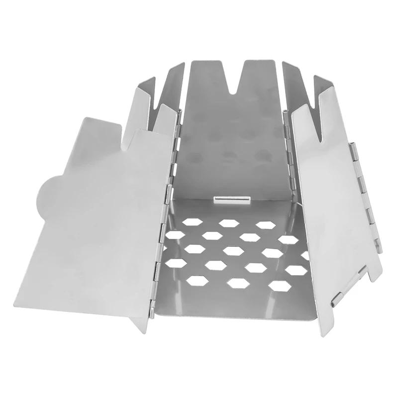 Outdoor Camping Stove Mini Folding Hexagon Wood Stove Stainlesss Steel Portable Furnace Cooking Survival Bbq Picnic Burners
Outdoor Camping Stove Mini Folding Hexagon Wood Stove Stainlesss Steel Portable Furnace Cooking Survival Bbq Picnic Burners