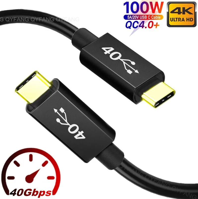 Кабель USB Type-C, 5 А, 4K, для быстрой зарядки Кабель USB Type C 5A 4K Видео USB 4.0 Gen3 Быстрая зарядка 40 Гбит/с Зарядка мобильного телефона Кабель USB C для ...
Кабель USB Type-C, 5 А, 4K, для быстрой зарядки Кабель USB Type C 5A 4K Видео USB 4.0 Gen3 Быстрая зарядка 40 Гбит/с Зарядка мобильного телефона Кабель USB C для ...