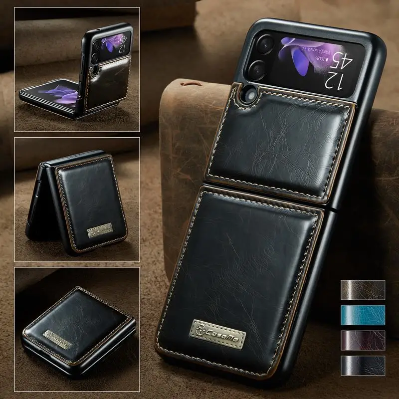 Luxury Leather Case For Samsung Galaxy Z Flip 3 Business Kick Stand Phone Back Panel With Soft Microfiber Z Flip 3 Case Zflip3
Luxury Leather Case For Samsung Galaxy Z Flip 3 Business Kick Stand Phone Back Panel With Soft Microfiber Z Flip 3 Case Zflip3