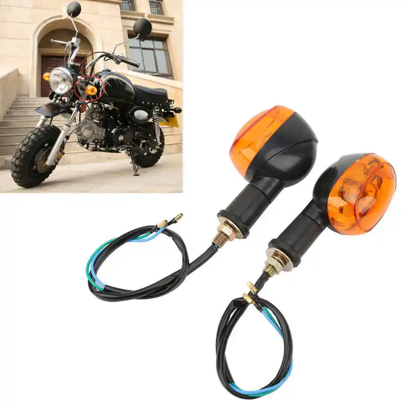 1 Pair Motorcycle Turn Signal Light Indicator Flasher Lamp Replacement for Honda Z50 Z50A Z50J Z50R Bike
1 Pair Motorcycle Turn Signal Light Indicator Flasher Lamp Replacement for Honda Z50 Z50A Z50J Z50R Bike