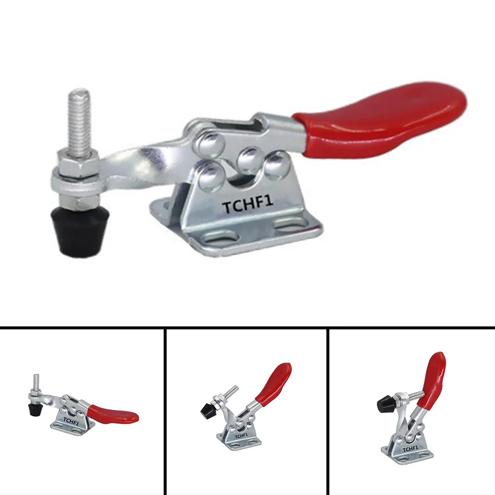 TCHF1 Horizontal Toggle Clamp Quick-Release 27KG 60lbs Vertical Toggle Clamp Hand Clip Woodworking Hand Tool Carpentry Presses
TCHF1 Horizontal Toggle Clamp Quick-Release 27KG 60lbs Vertical Toggle Clamp Hand Clip Woodworking Hand Tool Carpentry Presses