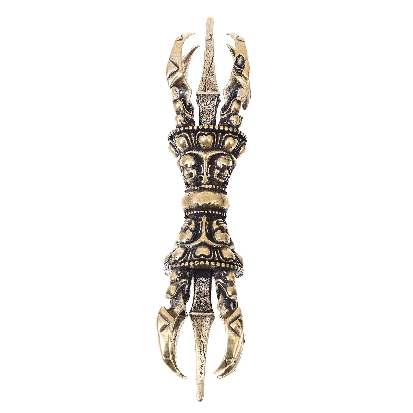 Magical Utensil Ornament Home Accessories Dorje Pendant Necklace Crafts Thailand Jewelry Brass Figurines Man
Magical Utensil Ornament Home Accessories Dorje Pendant Necklace Crafts Thailand Jewelry Brass Figurines Man