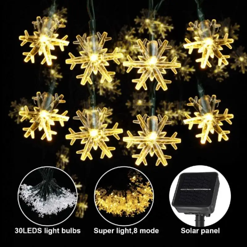 6.5M LED String Solar Snowflake Lamp Garden Solar Decorative Lamp 8modes Living Room Patio Outdoor Indoor Decoration Bedroom
6.5M LED String Solar Snowflake Lamp Garden Solar Decorative Lamp 8modes Living Room Patio Outdoor Indoor Decoration Bedroom