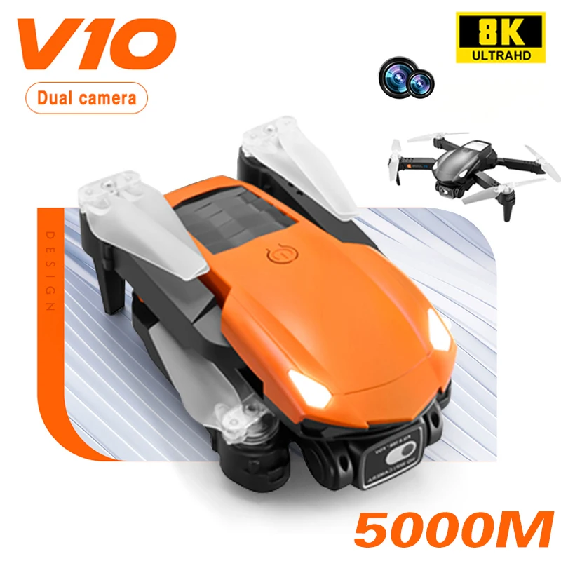 V10 Drone 5G 4K/8K HD Professional Aerial Camera Intelligent Obstacle Avoidance Optical Flow Hover Quadcopter RC 5000M
V10 Drone 5G 4K/8K HD Professional Aerial Camera Intelligent Obstacle Avoidance Optical Flow Hover Quadcopter RC 5000M