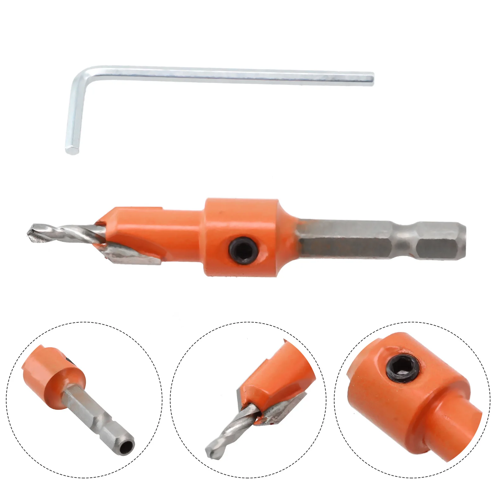 1/4"Hex Woodworking Shank Countersink Drill Bit Salad 8 Types For Woodworking Drilling Counterbore Durable Workshop Equipment
1/4"Hex Woodworking Shank Countersink Drill Bit Salad 8 Types For Woodworking Drilling Counterbore Durable Workshop Equipment
