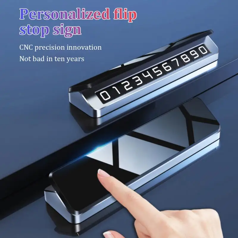 Automobile Accessories Telephone Number Plate Multifunctional 1pcs Car Temporary Parking Card Aluminum Car Phone Number Card
Automobile Accessories Telephone Number Plate Multifunctional 1pcs Car Temporary Parking Card Aluminum Car Phone Number Card