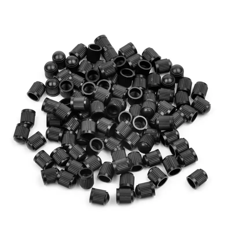 100pcs Car Tire Valve Cap Black Plastic Tire Wheel Rims Stem Air Valve Cap Cover For Car Truck Bike Tire Repair Tools Car Access
100pcs Car Tire Valve Cap Black Plastic Tire Wheel Rims Stem Air Valve Cap Cover For Car Truck Bike Tire Repair Tools Car Access