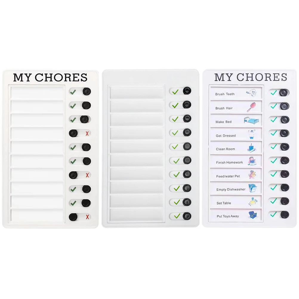 Self-discipline Check-in Children Portable Chores Chart Home Accessories Kids Multiple
Self-discipline Check-in Children Portable Chores Chart Home Accessories Kids Multiple