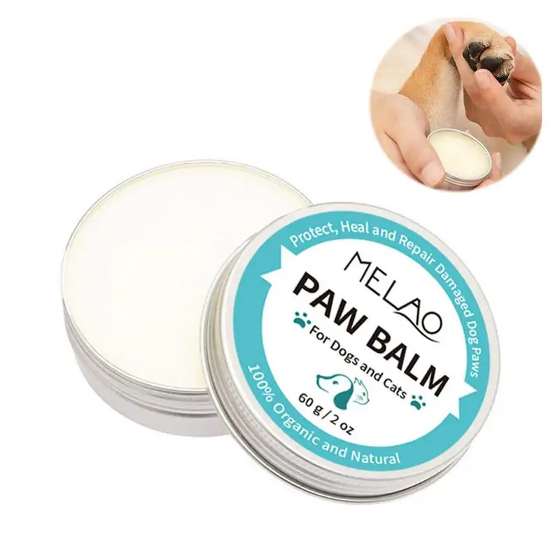 

Pet Paw Nose Balm Cat & Dog Paw Care Soother Cracked Anti-Drying Paws 60mL Pet Paw Moisture Care Cream Pet Cleaning Supplies