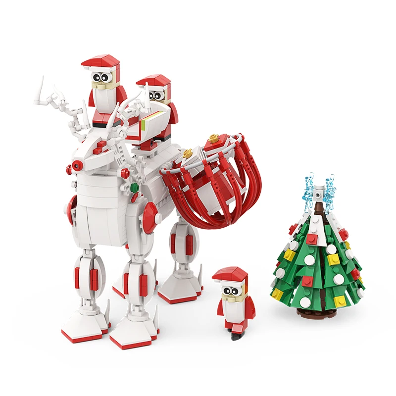 MOC New Year Christmas Gift Santa Claus Deer Building Blocks Kit Decoration Tree Bricks Idea Toys For Children Kids Xmas Present
MOC New Year Christmas Gift Santa Claus Deer Building Blocks Kit Decoration Tree Bricks Idea Toys For Children Kids Xmas Present
