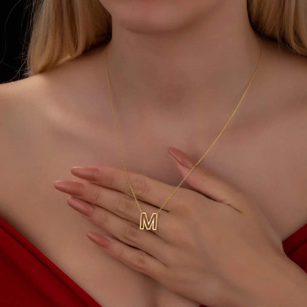 Custom Hollow Letter Necklace Personalized Initial Pendant Stainless Steel Chain Exquisite Jewelry For Women Xmas Gift
Custom Hollow Letter Necklace Personalized Initial Pendant Stainless Steel Chain Exquisite Jewelry For Women Xmas Gift