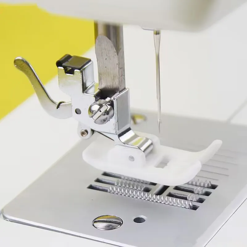 Foot Button Sewing Presser 2Pcs/Set White Foot Plastic Non Stick DIY Leather Anti Slip Sewing Tools Sewing Machine Accessories 
Foot Button Sewing Presser 2Pcs/Set White Foot Plastic Non Stick DIY Leather Anti Slip Sewing Tools Sewing Machine Accessories