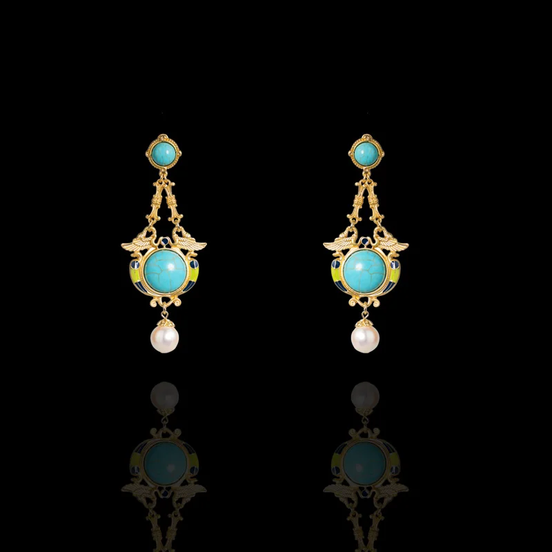 New Fashion Earrings for women Blue coppert alloy The Daughter of the Sea's Earrings Jewelry 2023 Gift Wedding Party
New Fashion Earrings for women Blue coppert alloy The Daughter of the Sea's Earrings Jewelry 2023 Gift Wedding Party