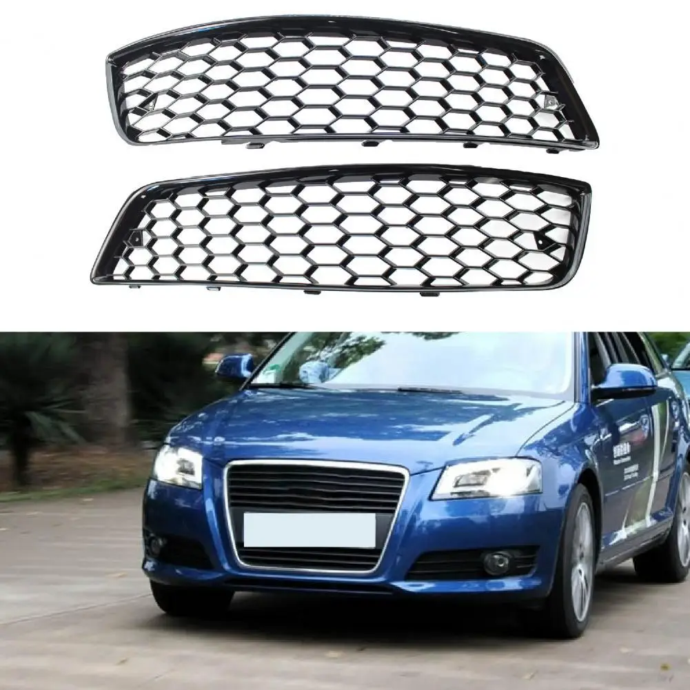 2Pcs Black Lower Side Grille Durable Front Bumper Grill Trim Cover Replacement 8P0807681D 8P0807682D for Audi A3 8P 09-13
2Pcs Black Lower Side Grille Durable Front Bumper Grill Trim Cover Replacement 8P0807681D 8P0807682D for Audi A3 8P 09-13