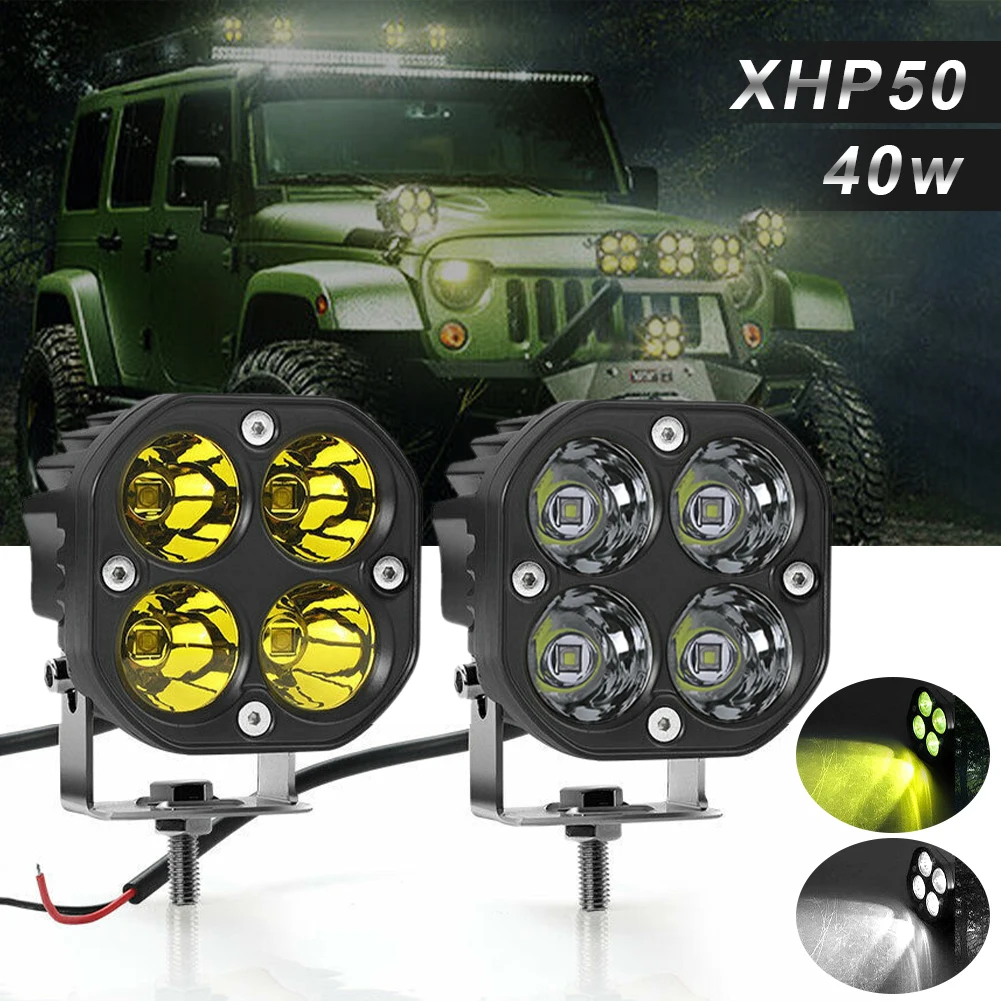 2Pcs 40w LED Work Light Waterproof Emergency Lights Spot Light Portable Spotlight Work Light For Off-Road SUV Boat
2Pcs 40w LED Work Light Waterproof Emergency Lights Spot Light Portable Spotlight Work Light For Off-Road SUV Boat