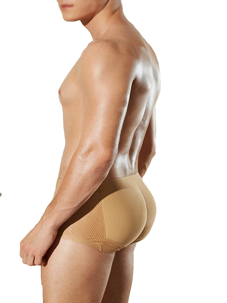 Men's Fake Butt Lifting Tool Sponge Pad Cushion Seamless Rich Buttocks Honey Peach Hip Boxers Homme Cueca Sem Costura Masculina
Men's Fake Butt Lifting Tool Sponge Pad Cushion Seamless Rich Buttocks Honey Peach Hip Boxers Homme Cueca Sem Costura Masculina