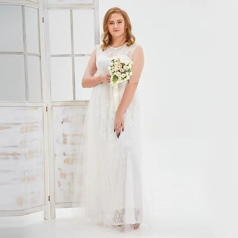 Elegant A-line Lace Wedding Dresses 2022 O Neck Short Sleeve Bride Dress Appliques Beach Princess Wedding Bridal Gown
Elegant A-line Lace Wedding Dresses 2022 O Neck Short Sleeve Bride Dress Appliques Beach Princess Wedding Bridal Gown