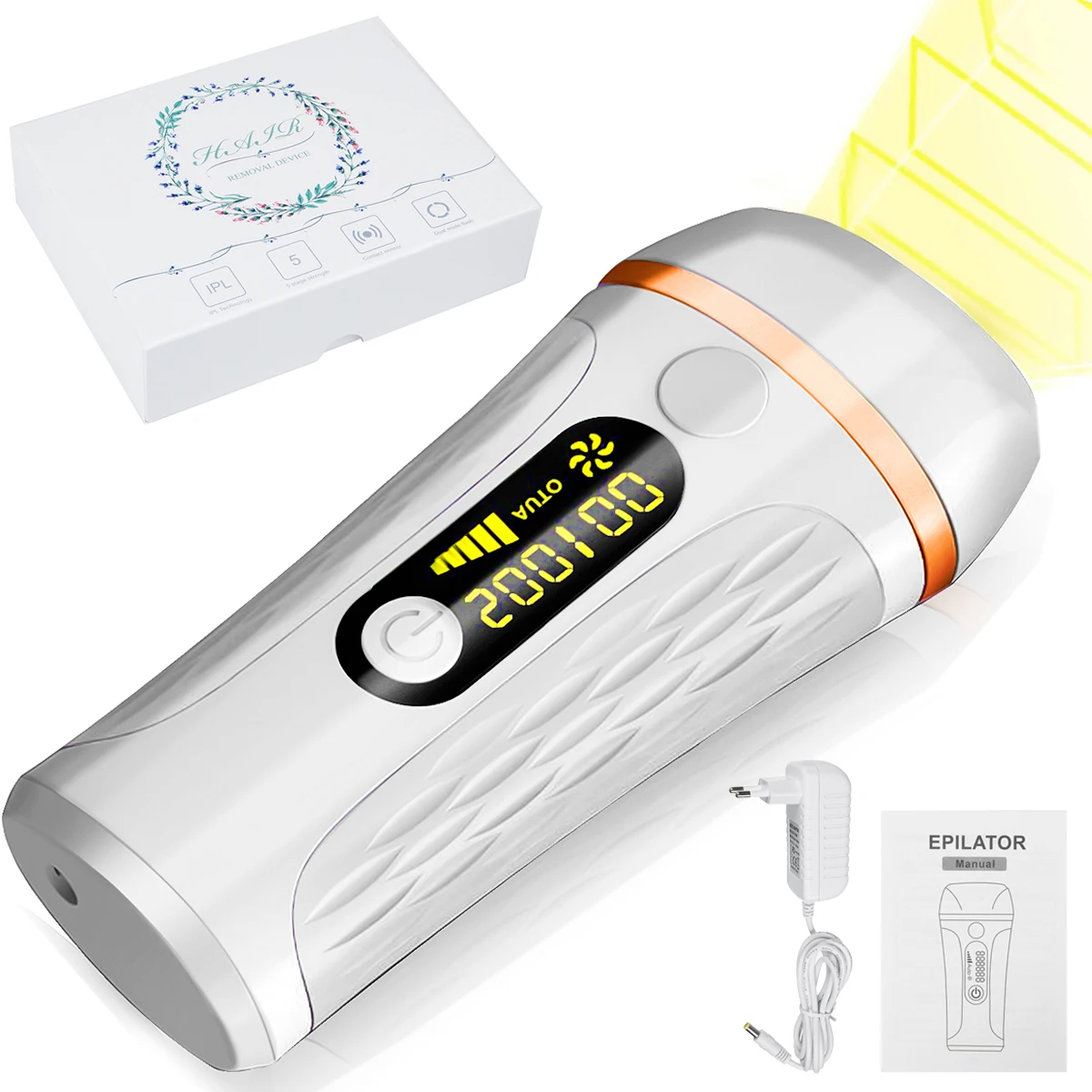 IPL Hair Removal for Women, Permanent Laser Hair Removal 999,900 Flashes, At Home Use Painless Hair Remover on Whole Body for Wo
IPL Hair Removal for Women, Permanent Laser Hair Removal 999,900 Flashes, At Home Use Painless Hair Remover on Whole Body for Wo