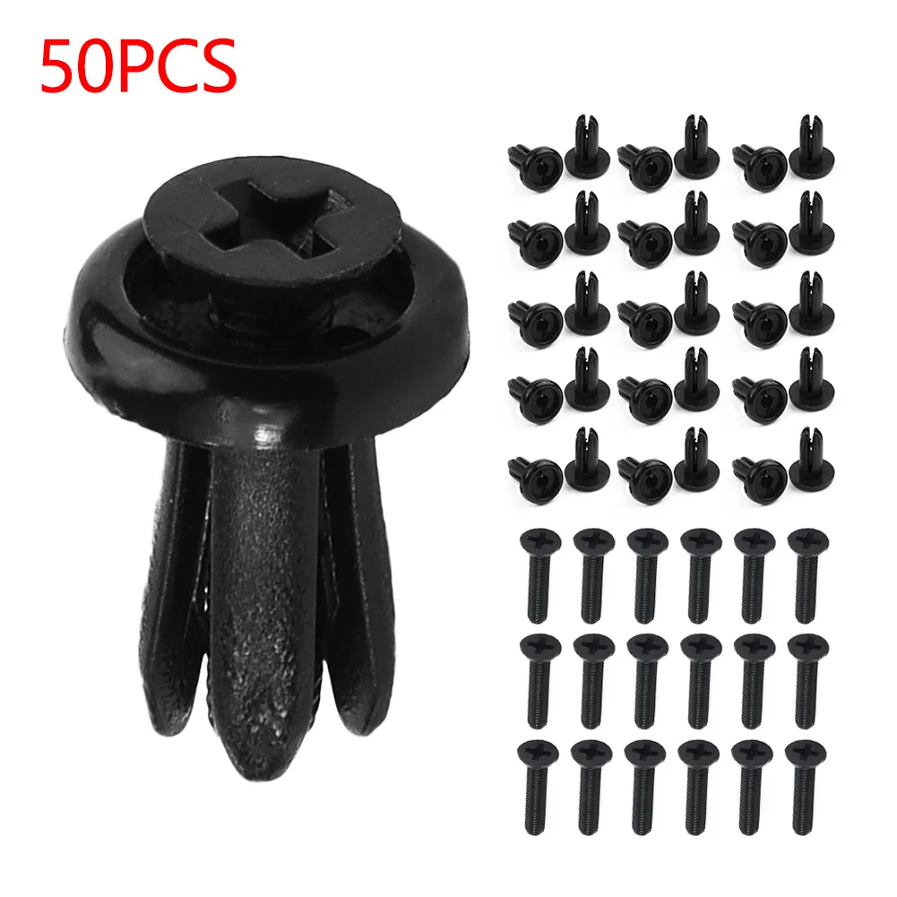 5mm Cover Plat Retainers Fastener clips Fender rivets 50Pcs Nylon Ventilated Push pins Clamp Accessory Trim Panel
5mm Cover Plat Retainers Fastener clips Fender rivets 50Pcs Nylon Ventilated Push pins Clamp Accessory Trim Panel