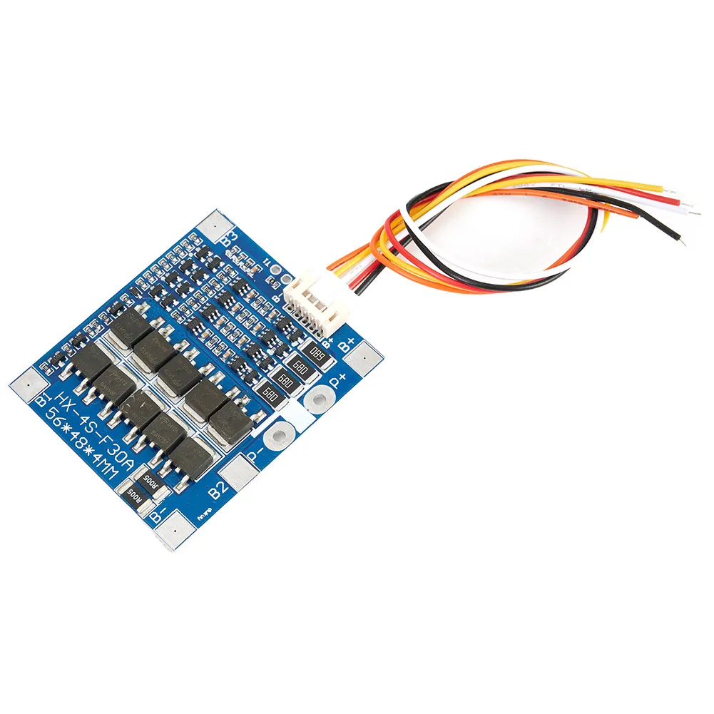 4S 30A 12.8V W/Balance 3.2V LiFePo4 LiFe Battery BMS Protection PCB Board High Current Protection Board With Balance Circuit
4S 30A 12.8V W/Balance 3.2V LiFePo4 LiFe Battery BMS Protection PCB Board High Current Protection Board With Balance Circuit