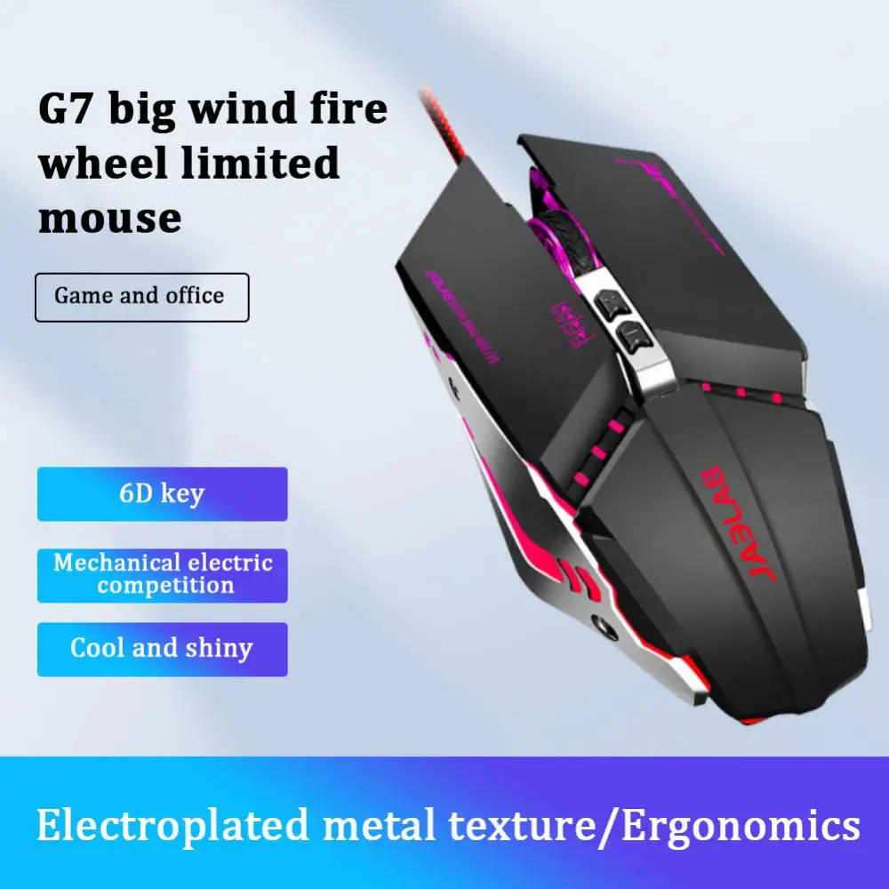 Professional Lightweight Gaming Rgb Mause Gamer Ergonomic Mouse 3600 Dpi Led Optical Usb Computer Mouse For Desktop Computer
Professional Lightweight Gaming Rgb Mause Gamer Ergonomic Mouse 3600 Dpi Led Optical Usb Computer Mouse For Desktop Computer