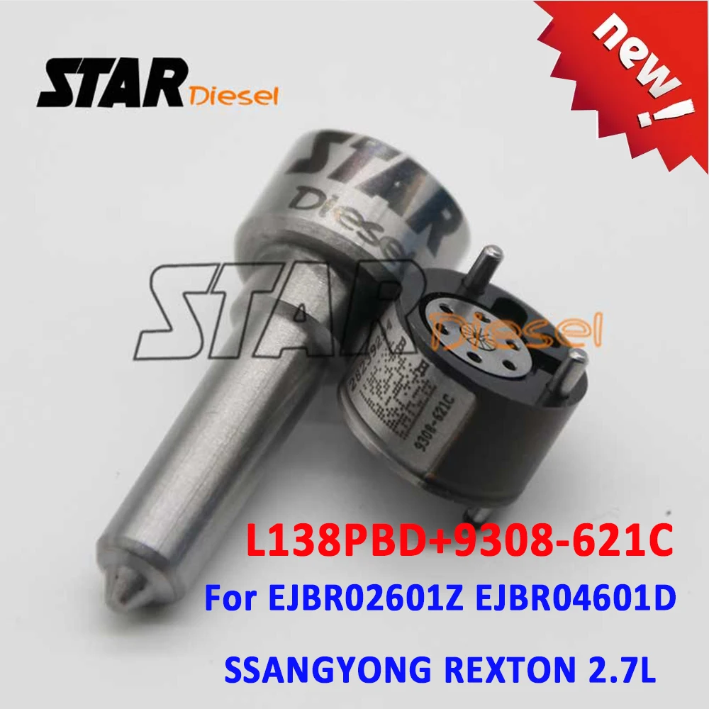 STAR Valve 9308-621C Nozzle L138PBD Diesel Fuel Injector Nozzle Repair Kits 7135-649 for SSANGYONG EJBR04601D EJBR02601Z 
STAR Valve 9308-621C Nozzle L138PBD Diesel Fuel Injector Nozzle Repair Kits 7135-649 for SSANGYONG EJBR04601D EJBR02601Z
