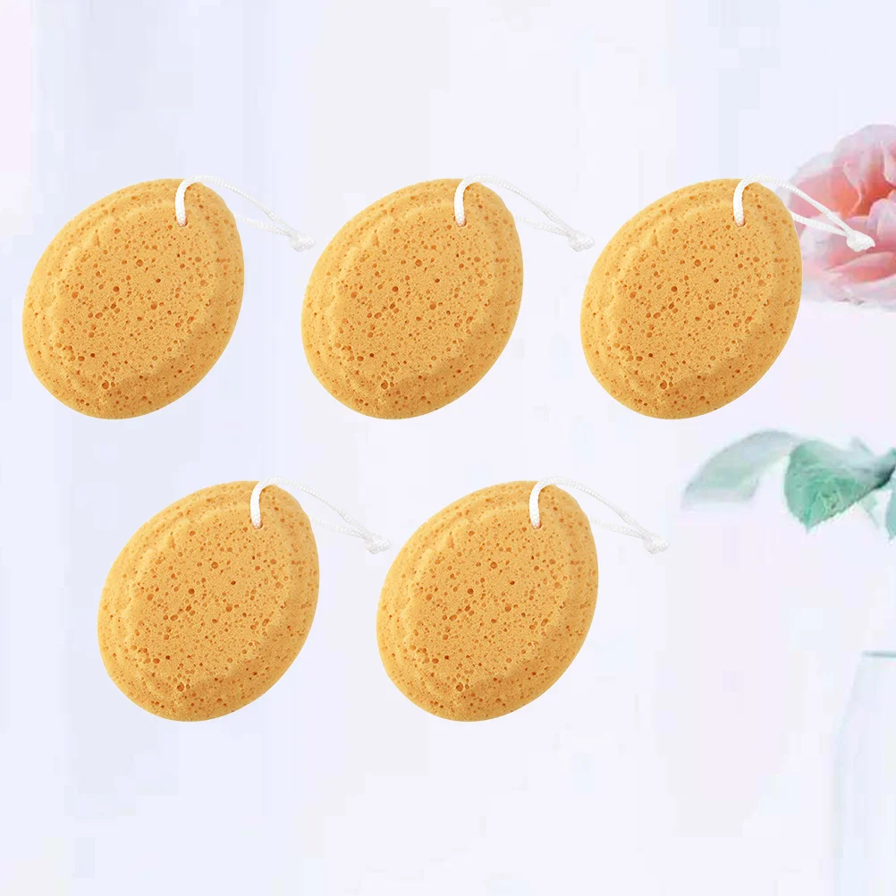 5 Pcs Bath Sponge Natural Seaweed Cotton Honeycomb Sponge Biodegradable Kids Adults Shower Supplies with Hanging Rope (Brown)
5 Pcs Bath Sponge Natural Seaweed Cotton Honeycomb Sponge Biodegradable Kids Adults Shower Supplies with Hanging Rope (Brown)