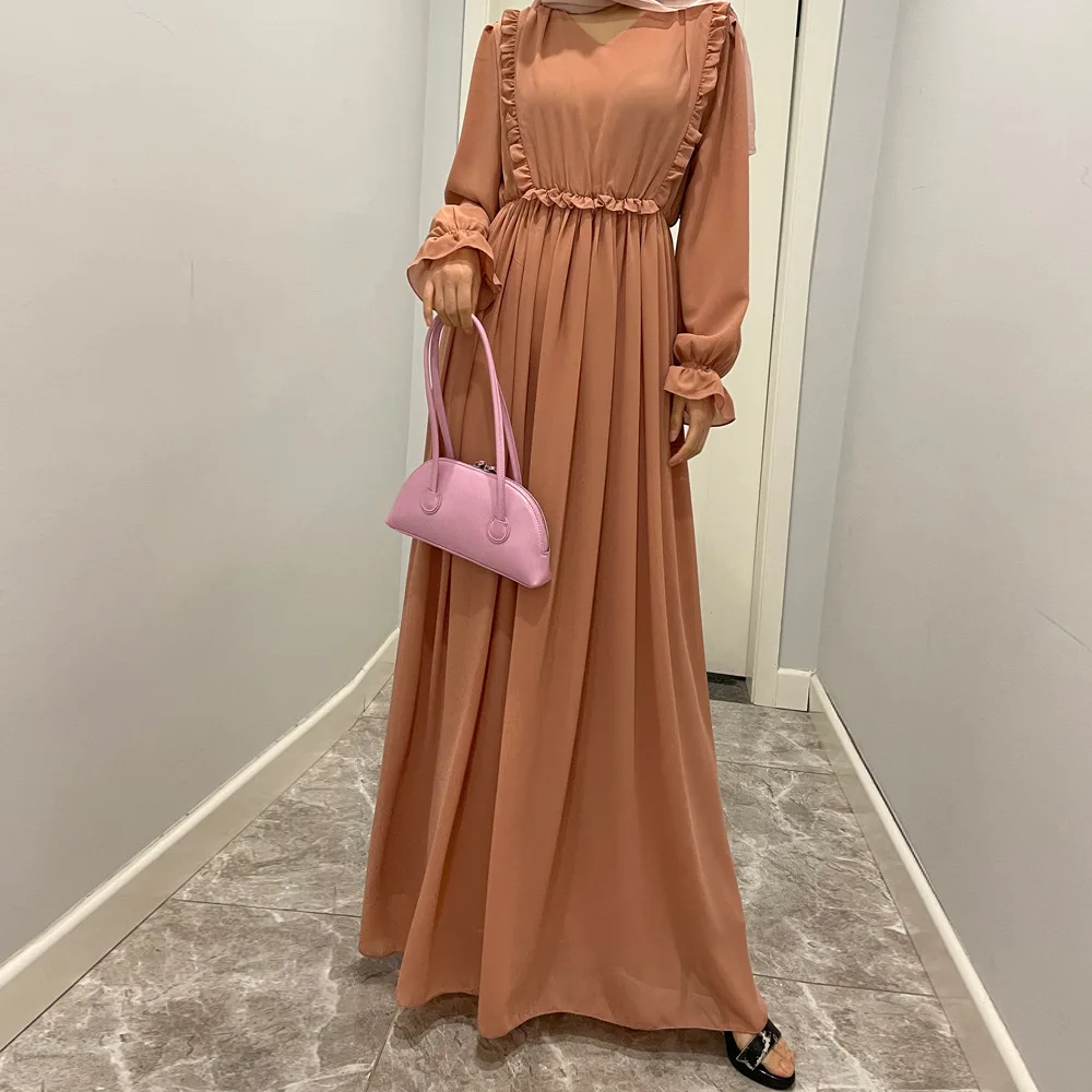 Eid Mubarak Abaya Dubai Plain Chiffon Muslim Hijab Dresses for Women 2022 Summer Islamic Pakistani Clothing Robe Femme Musulmane
Eid Mubarak Abaya Dubai Plain Chiffon Muslim Hijab Dresses for Women 2022 Summer Islamic Pakistani Clothing Robe Femme Musulmane