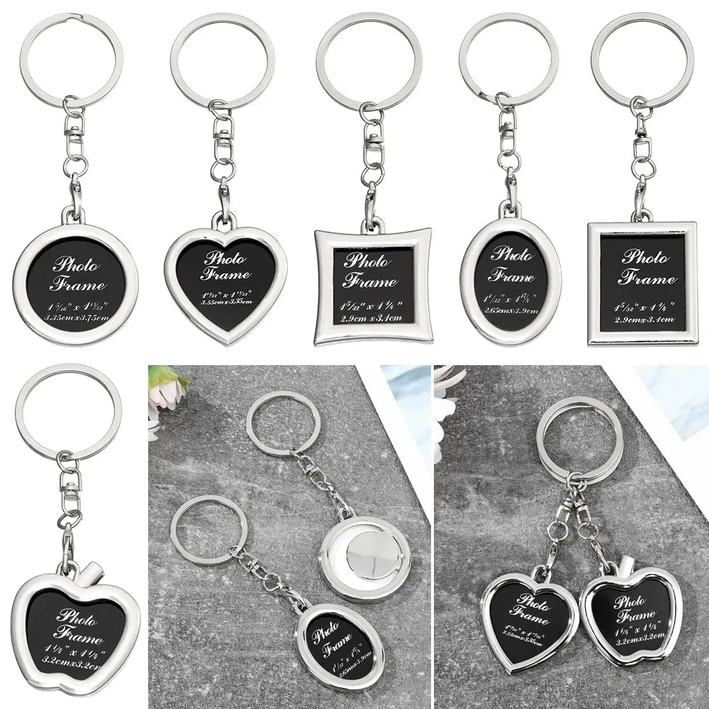 Creative Metal Insert Photo Picture Frame Keyring Heart Apple Round Keychain Fob Love Gift Car Key Chain Accessories Trinket
Creative Metal Insert Photo Picture Frame Keyring Heart Apple Round Keychain Fob Love Gift Car Key Chain Accessories Trinket