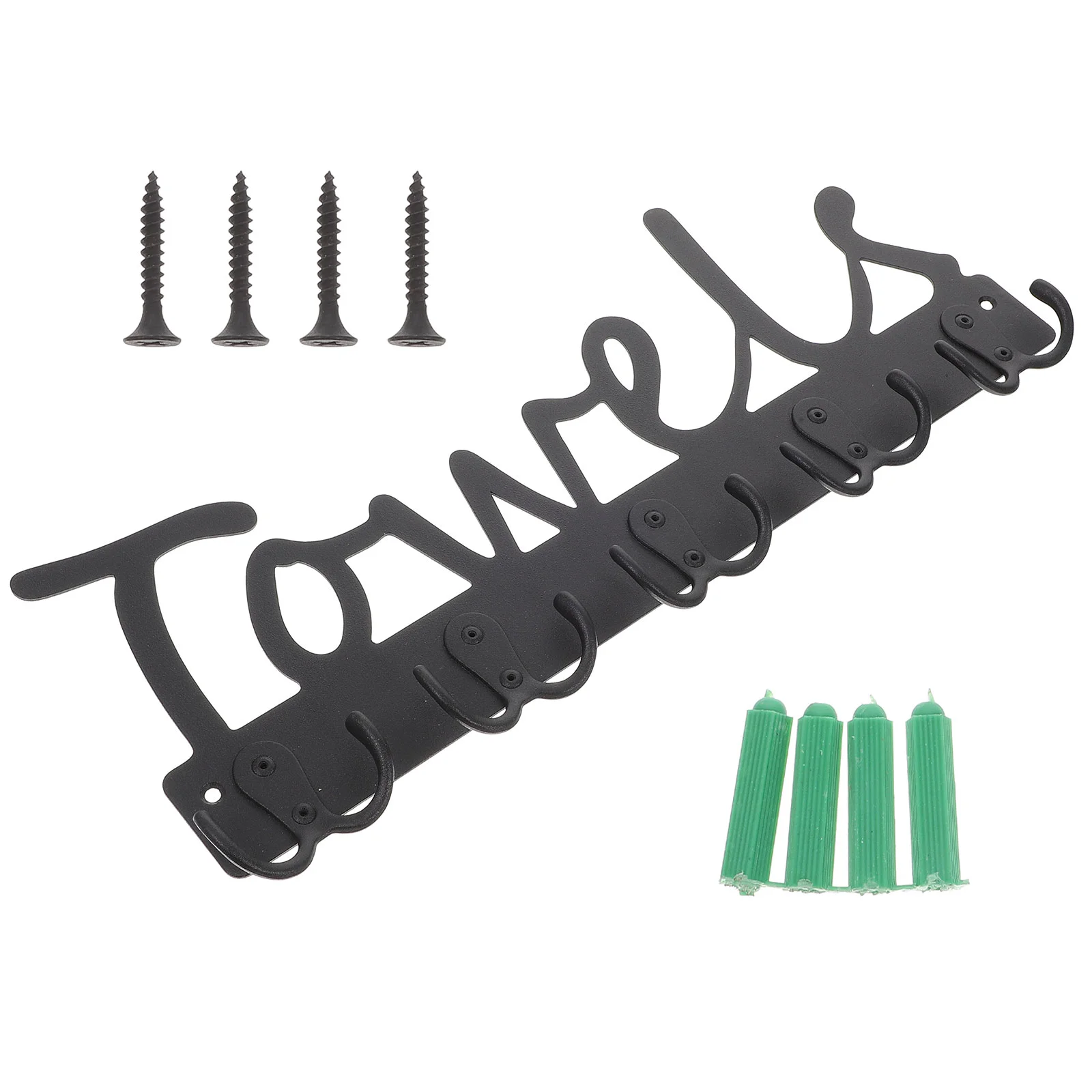 Hooks Wall Rack Towel Clothes Coat Hanger Rail Hook Holder Mount Black Hangers Rustproof Bathroomhanging
Hooks Wall Rack Towel Clothes Coat Hanger Rail Hook Holder Mount Black Hangers Rustproof Bathroomhanging