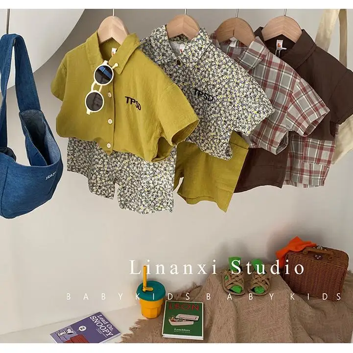 Детская Хлопковая одежда, повседневная рубашка и шорты для маленьких мальчиков, 2 шт./компл., модная одежда для малышей
Детская Хлопковая одежда, повседневная рубашка и шорты для маленьких мальчиков, 2 шт./компл., модная одежда для малышей