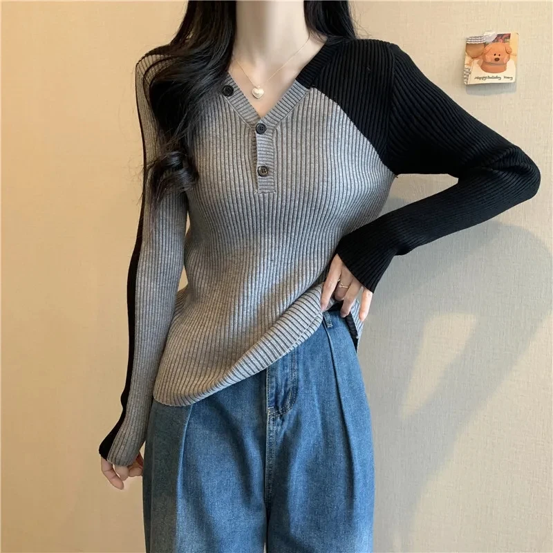 Stylish Large Size Knit Pullovers Women's Clothing 2023 Spring Autumn New V-Neck Slim Knitted Sweater Girls Jersey Top BC412
Stylish Large Size Knit Pullovers Women's Clothing 2023 Spring Autumn New V-Neck Slim Knitted Sweater Girls Jersey Top BC412