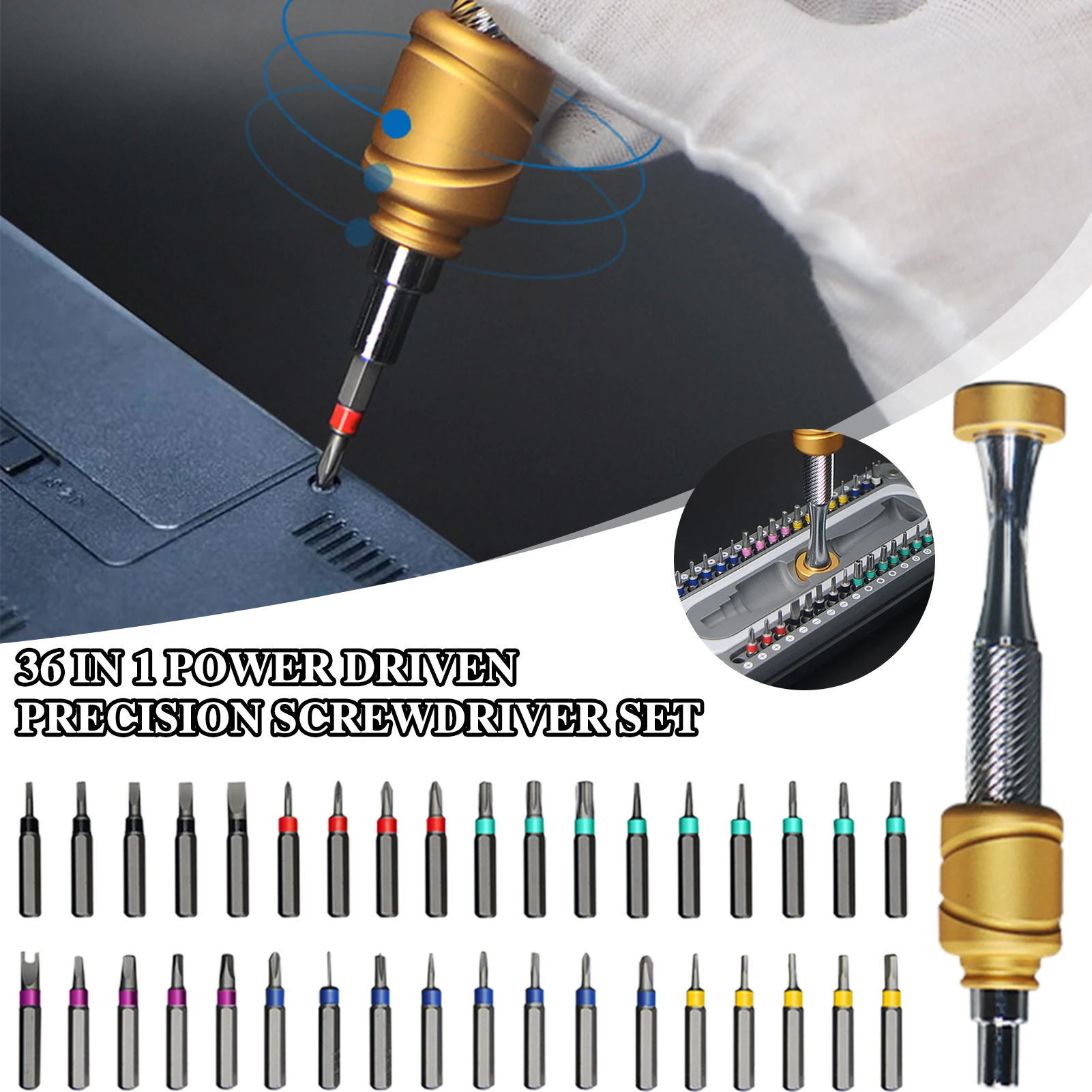 36 In 1 Magnetic Precision Mechanic Screwdriver Set Multifunctional Repair Glasses Mobile Phone Computer Disassembly Tool
36 In 1 Magnetic Precision Mechanic Screwdriver Set Multifunctional Repair Glasses Mobile Phone Computer Disassembly Tool