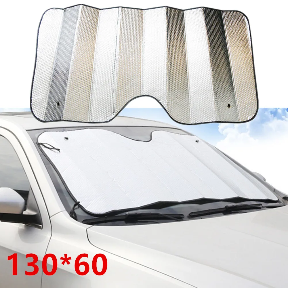 Sliver Auto Car Front Rear Windscreen Foldable Reflective Sunshade 60*130cm Windshield Sun Shades Anti-UV Protection
Sliver Auto Car Front Rear Windscreen Foldable Reflective Sunshade 60*130cm Windshield Sun Shades Anti-UV Protection