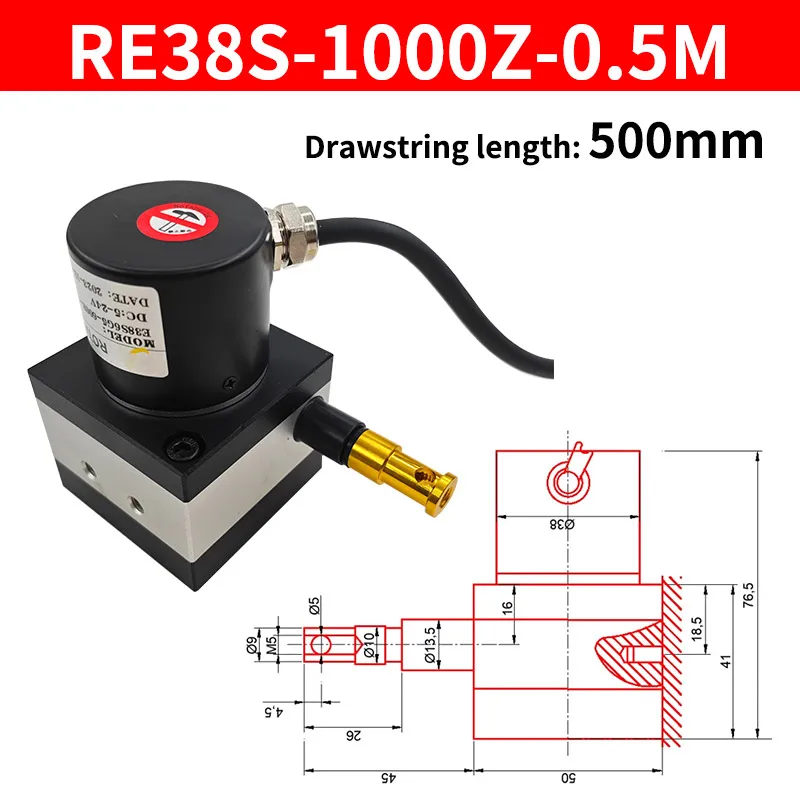 CNMAWAY E38S Веревочный энкодер 1м/1.5м/2м
CNMAWAY E38S Веревочный энкодер 1м/1.5м/2м