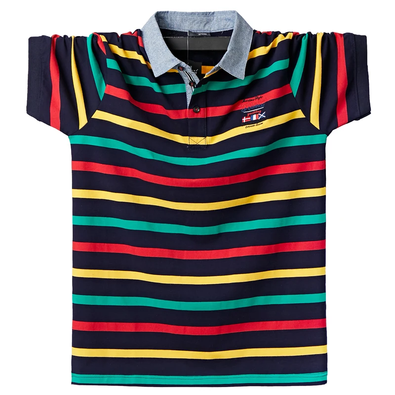 Polo Shirt Men High Quality Mens Polo Shirt 95%cotton Short-sleeved Embroidered Stripes Business Casual Mens Polo Shirt
Polo Shirt Men High Quality Mens Polo Shirt 95%cotton Short-sleeved Embroidered Stripes Business Casual Mens Polo Shirt