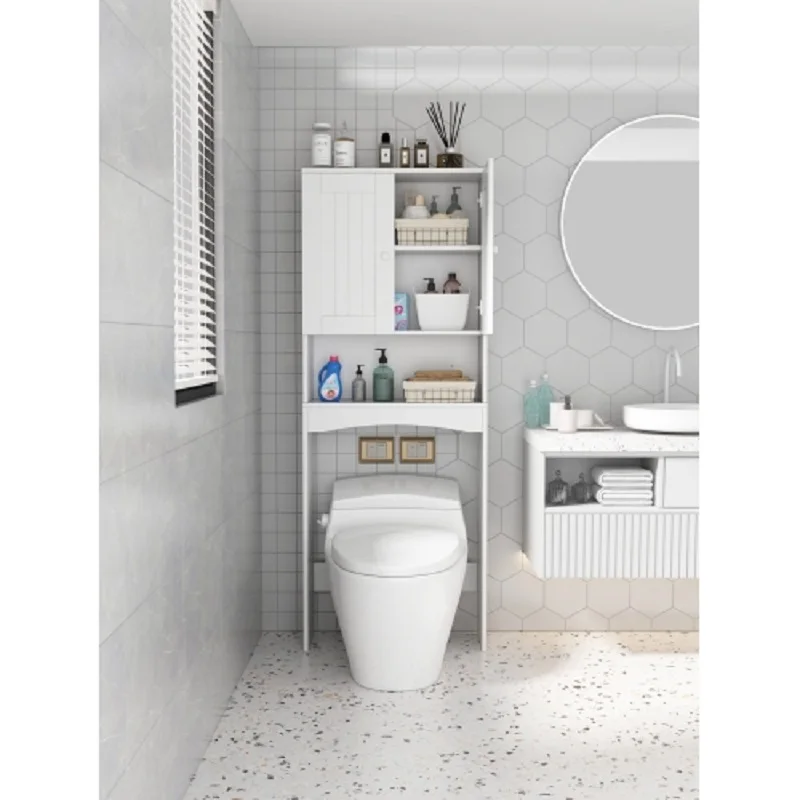Sleek and Clean Design Home Bathroom Shelf Over The Toilet SpaceSaver Storage Cabinet Organizer White
Sleek and Clean Design Home Bathroom Shelf Over The Toilet SpaceSaver Storage Cabinet Organizer White
