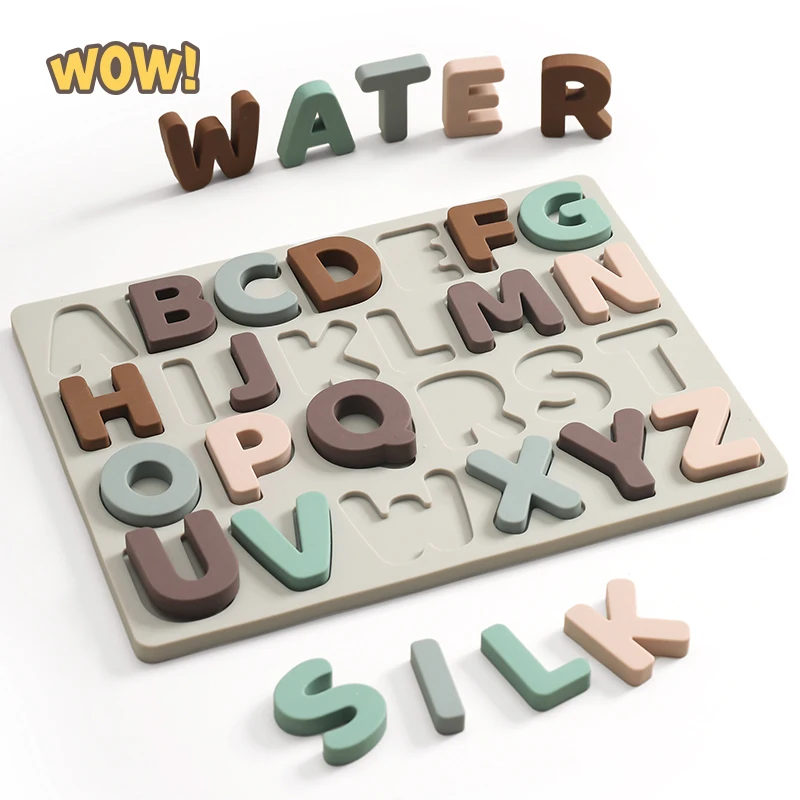 Montessori 3D Educational Toys Silicone Letter Matching Toys Board Early Education Cognitive Games Children's Learning Gifts
Montessori 3D Educational Toys Silicone Letter Matching Toys Board Early Education Cognitive Games Children's Learning Gifts