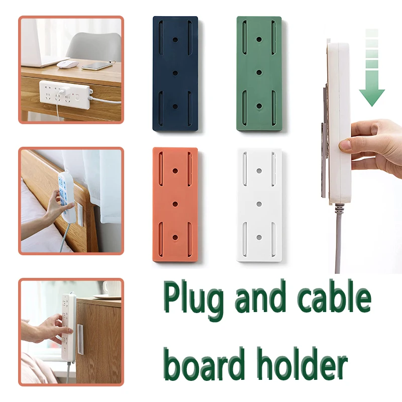 2Pcs Wall Outlet Holder Non-marking Plug Holder Wall Outlet Storage Rack Self-Adhesive Router Holder Removable Plug Board Holder
2Pcs Wall Outlet Holder Non-marking Plug Holder Wall Outlet Storage Rack Self-Adhesive Router Holder Removable Plug Board Holder