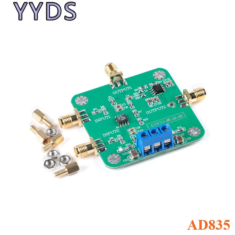 AD835 Analog Multiplier Module Signal Conditioning Phase Detection Measurement Four Quadrant Multiplier Mixer Board Module
AD835 Analog Multiplier Module Signal Conditioning Phase Detection Measurement Four Quadrant Multiplier Mixer Board Module