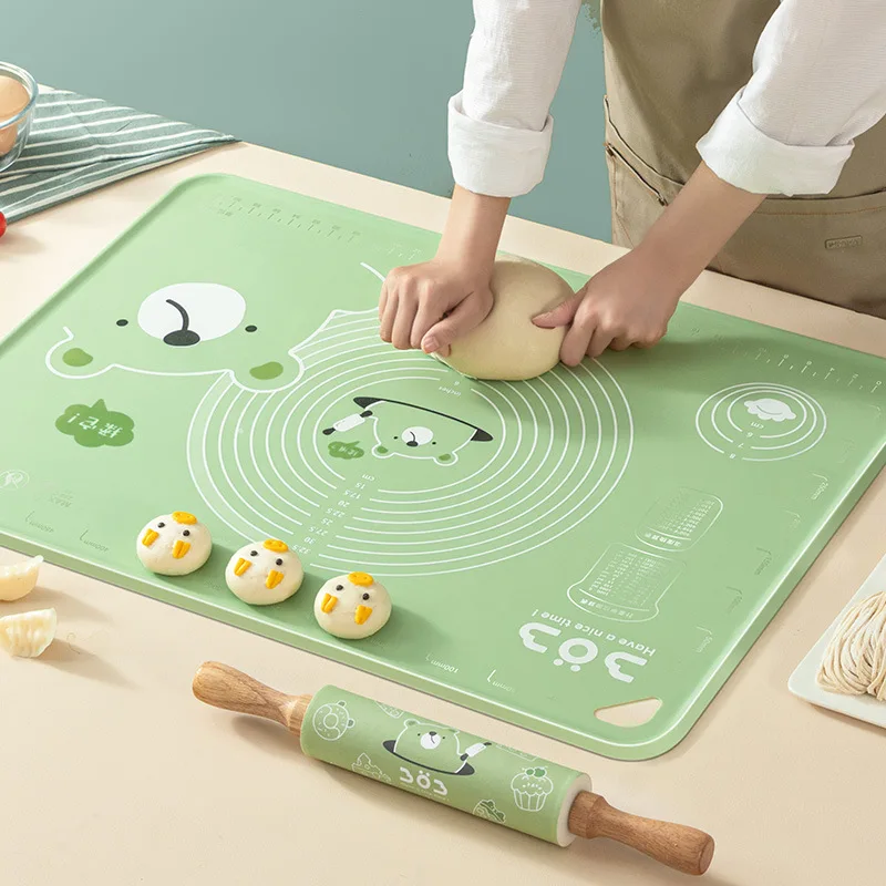 Food grade kneading pad Thickened silicone surface pad Panel and surface pad Home baking siliconen mat bakery accessories
Food grade kneading pad Thickened silicone surface pad Panel and surface pad Home baking siliconen mat bakery accessories