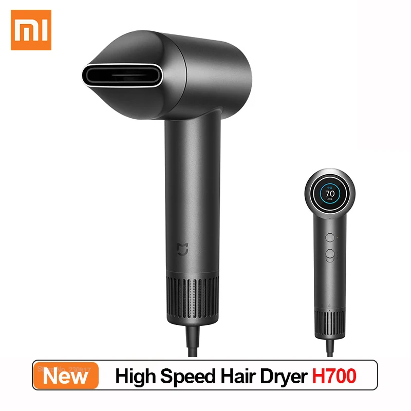 Xiaomi Mijia High Speed Hair Dryer H700 Portable LCD Display Intelligent Temperature Control With Magnetic Suction Nozzle
Xiaomi Mijia High Speed Hair Dryer H700 Portable LCD Display Intelligent Temperature Control With Magnetic Suction Nozzle